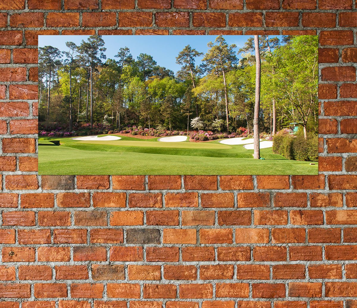 augusta-golf-course-hole-13-framed-canvas-wall-art-381894