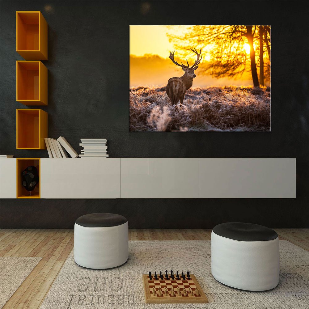 deer-canvas-wall-art-big-buck-sunset-hunting-decor-446994